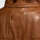 Dolores - Chemisier en cuir femme