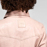 Dolores - Chemisier en cuir femme