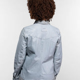 Dolores - Chemisier en cuir femme