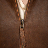 Mohave - Veste cuir capuche femme