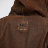 Mohave - Veste cuir capuche femme