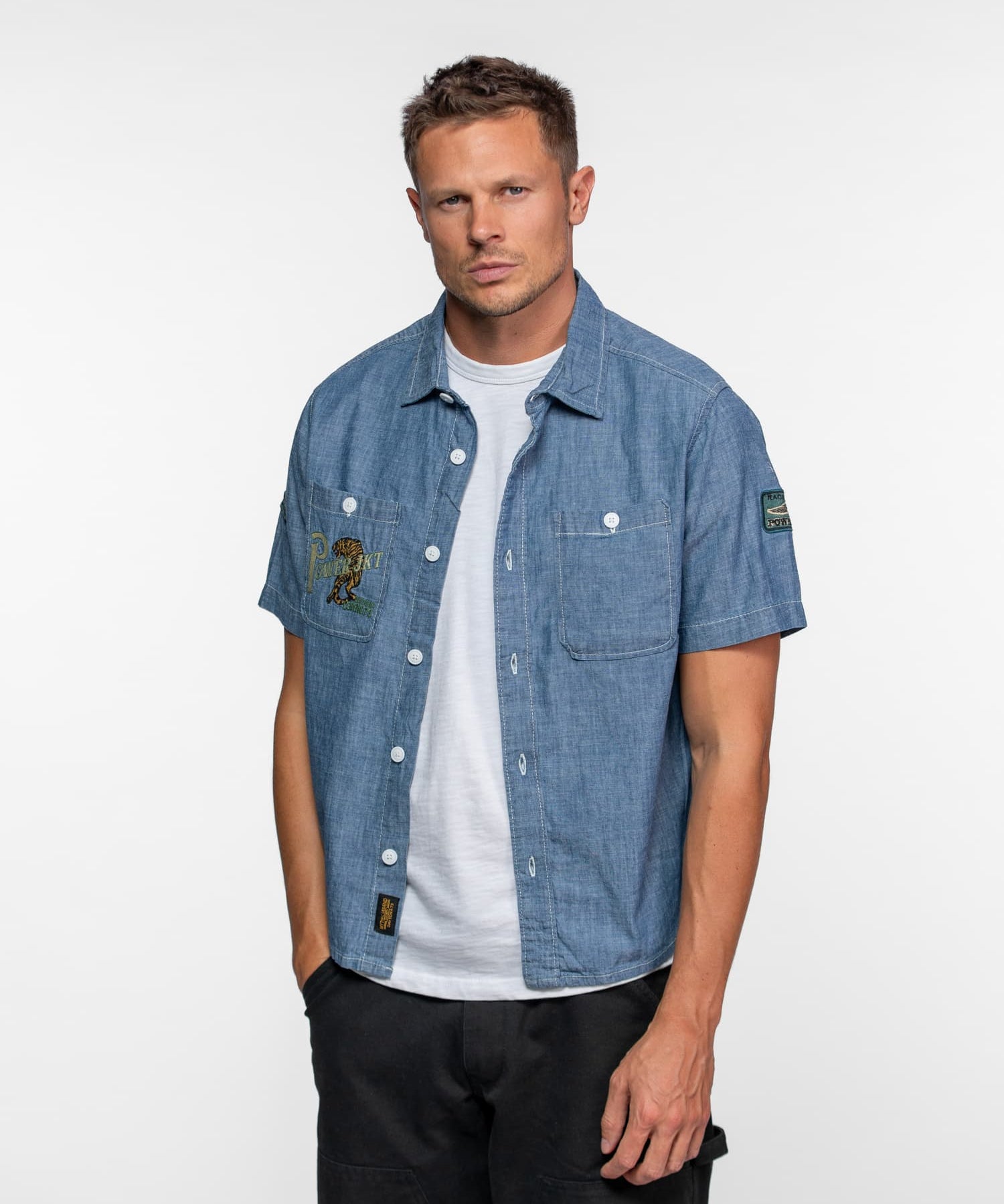Peyote - Chemise pompiste vintage