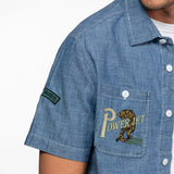 Peyote - Chemise pompiste vintage