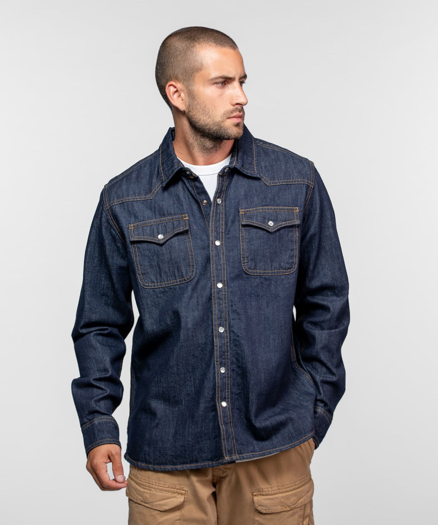 Patrol - Chemise denim homme