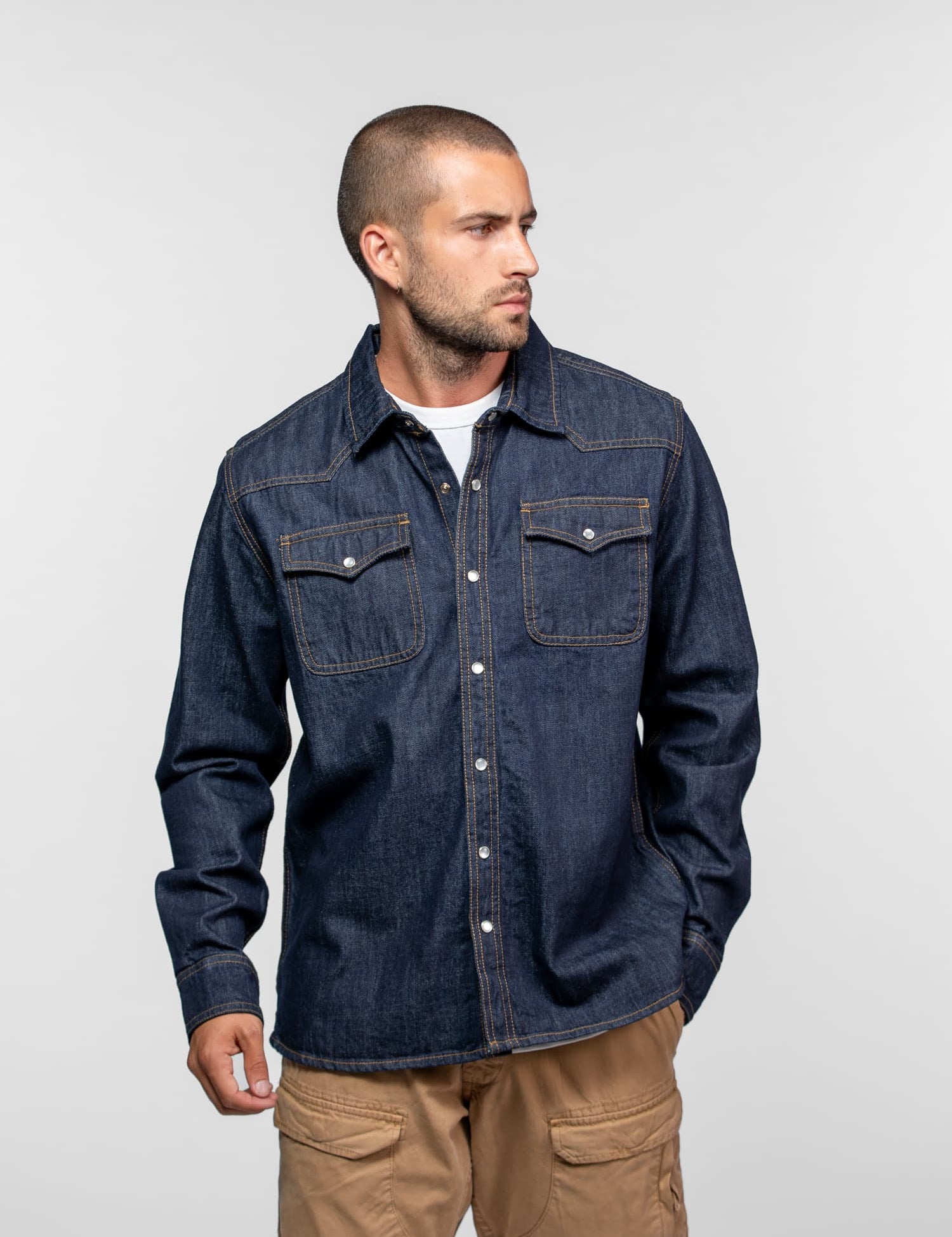 Patrol - Chemise denim homme