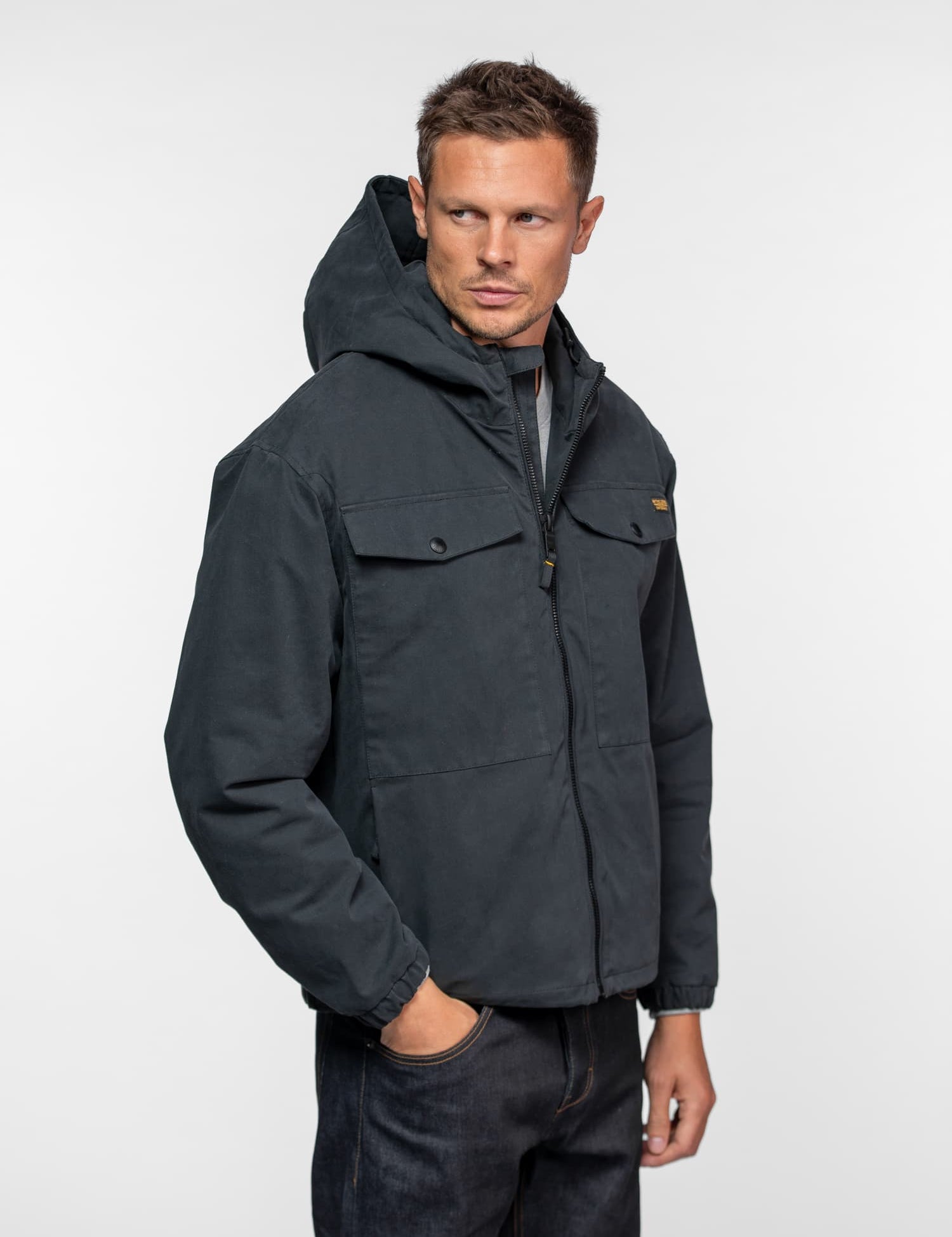 Frey - Parka courte capuche