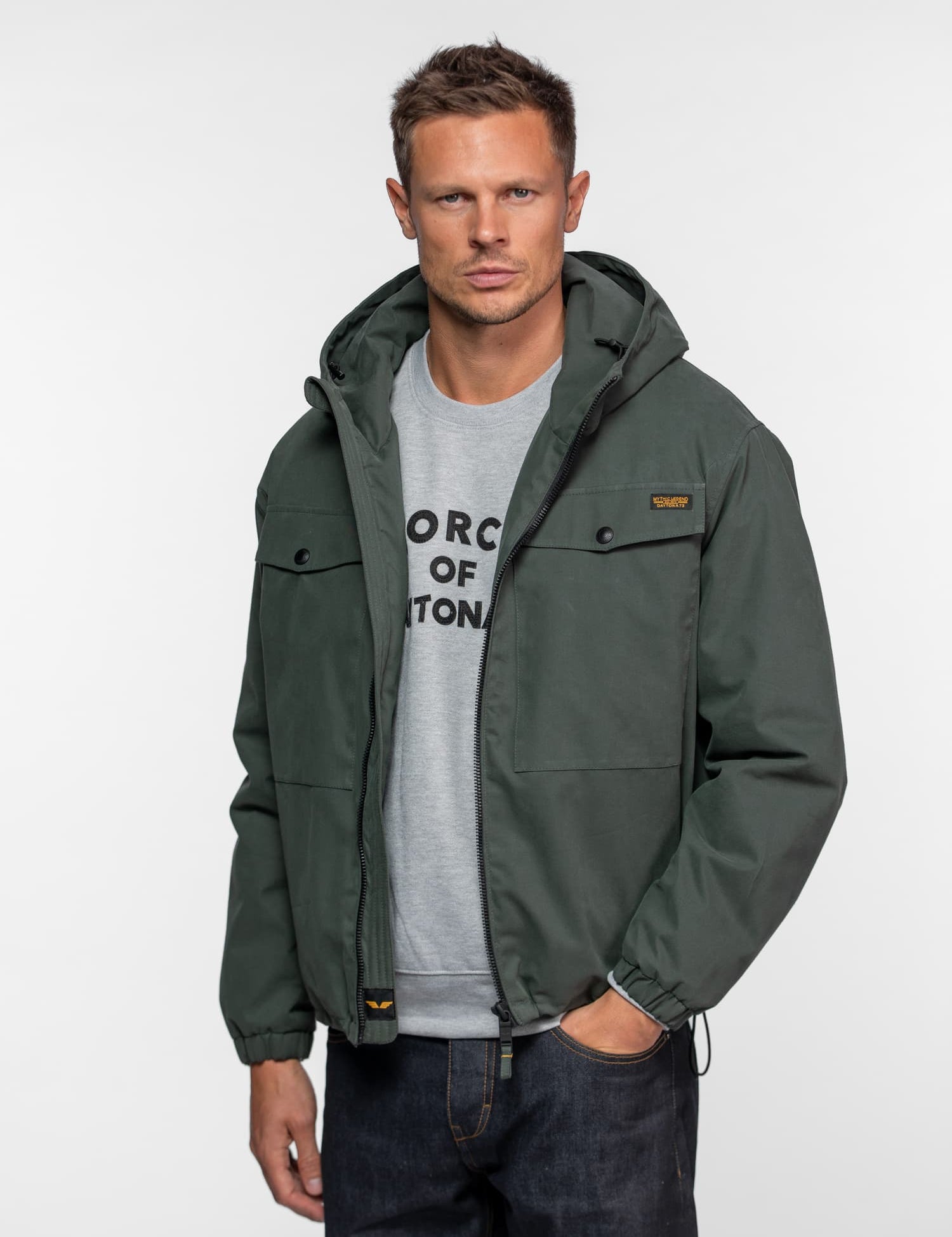 Frey - Parka courte capuche