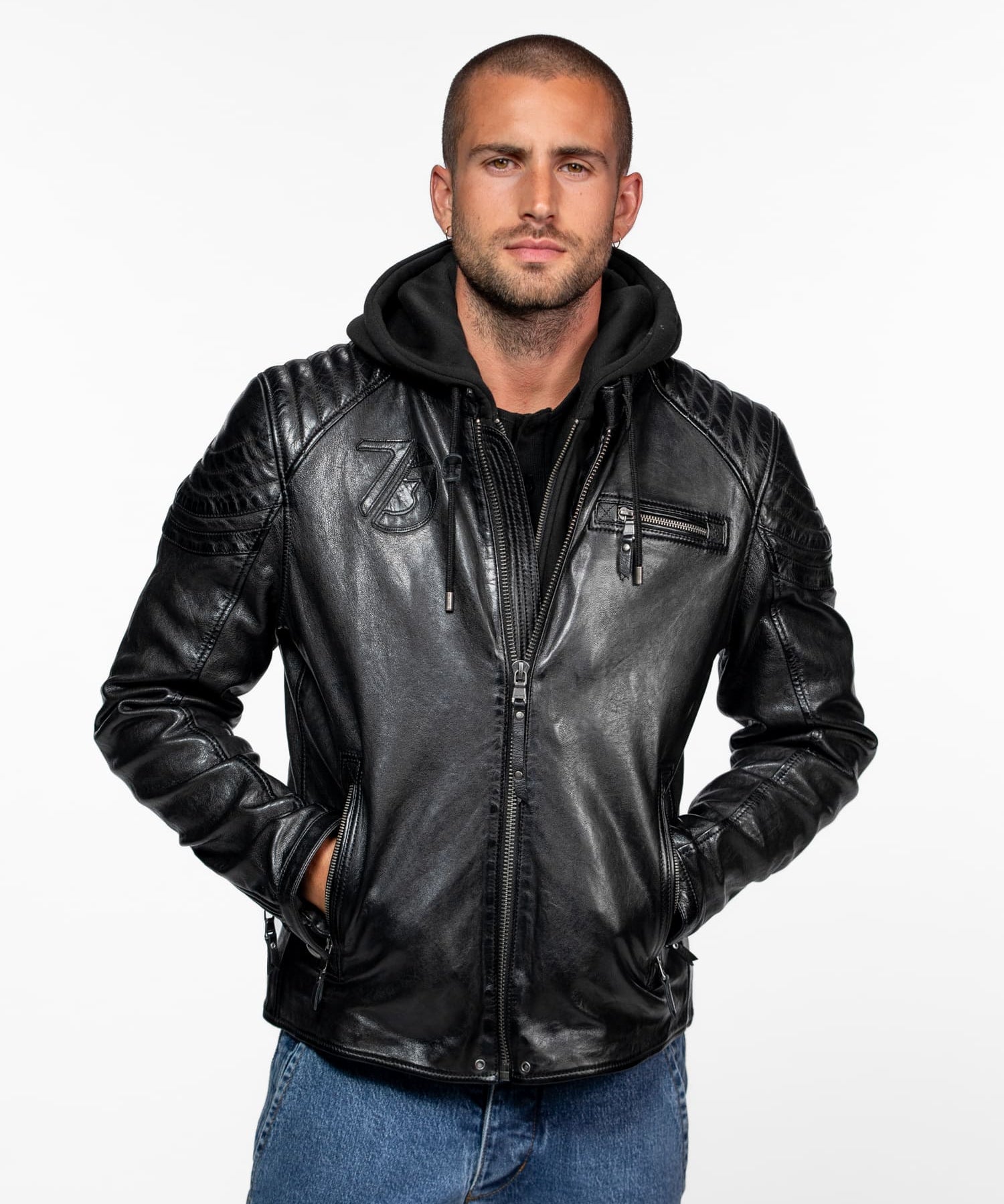 Dodds - Blouson motard capuche