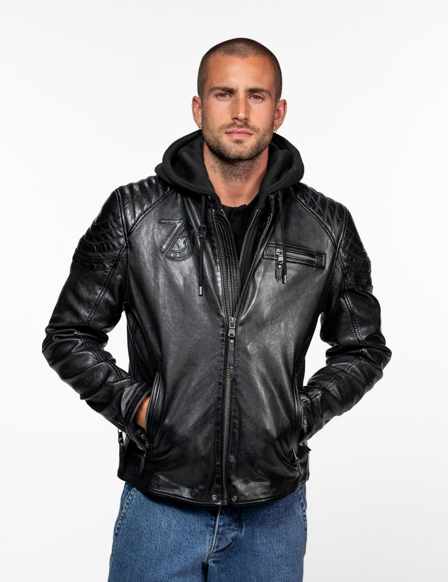 Dodds - Blouson motard capuche