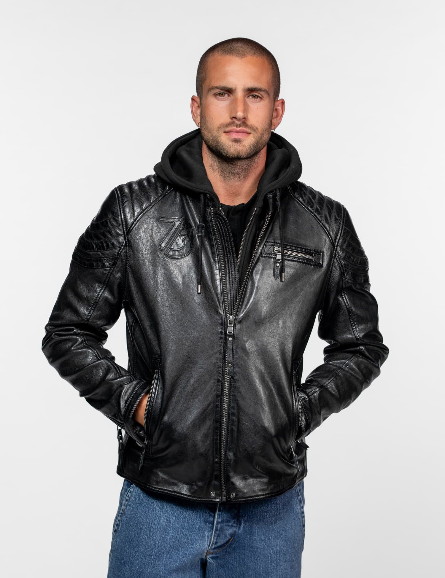 Dodds - Blouson motard capuche