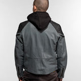 Dodds - Hooded biker jacket
