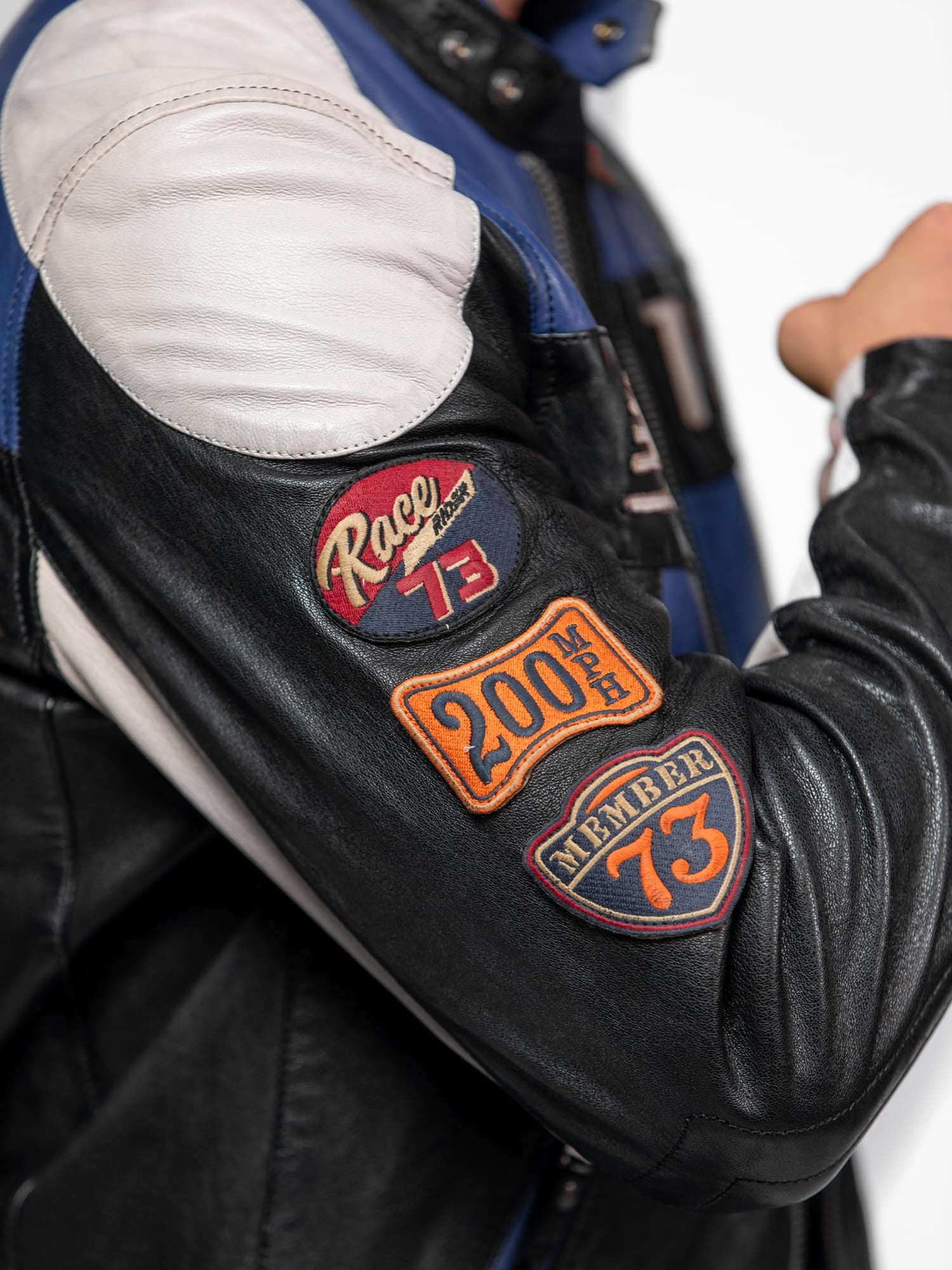 Findlay - Blouson cuir racing