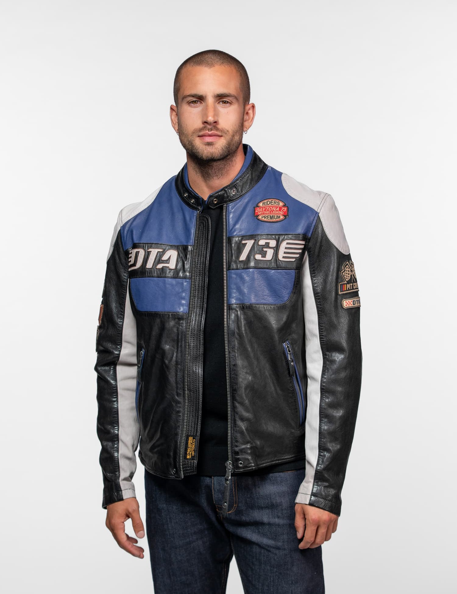 Findlay - Blouson cuir racing