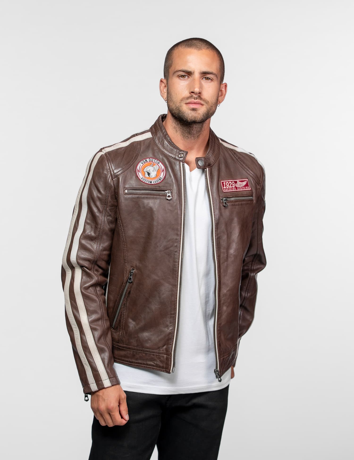 Road - Blouson motard cuir