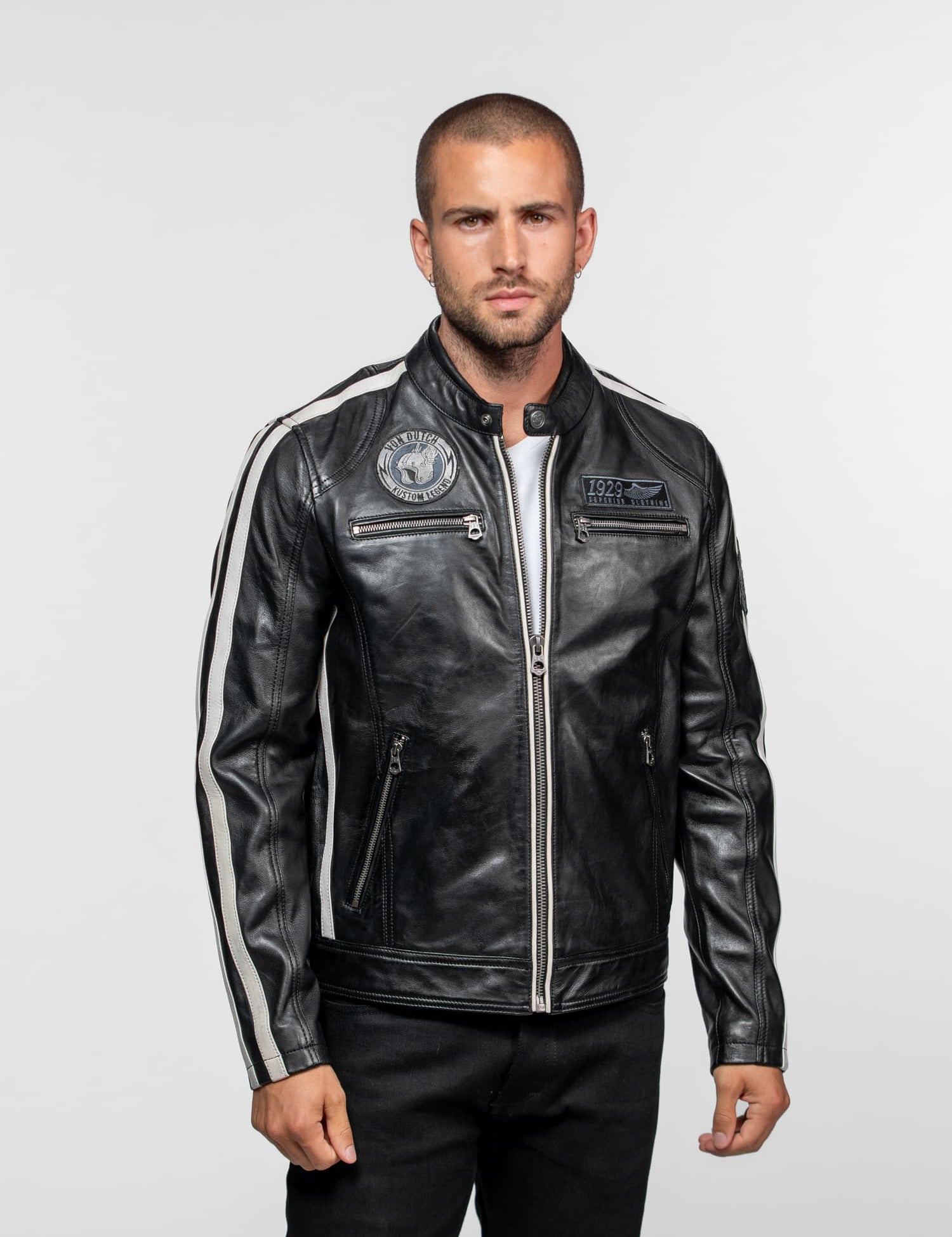 Road - Blouson motard cuir