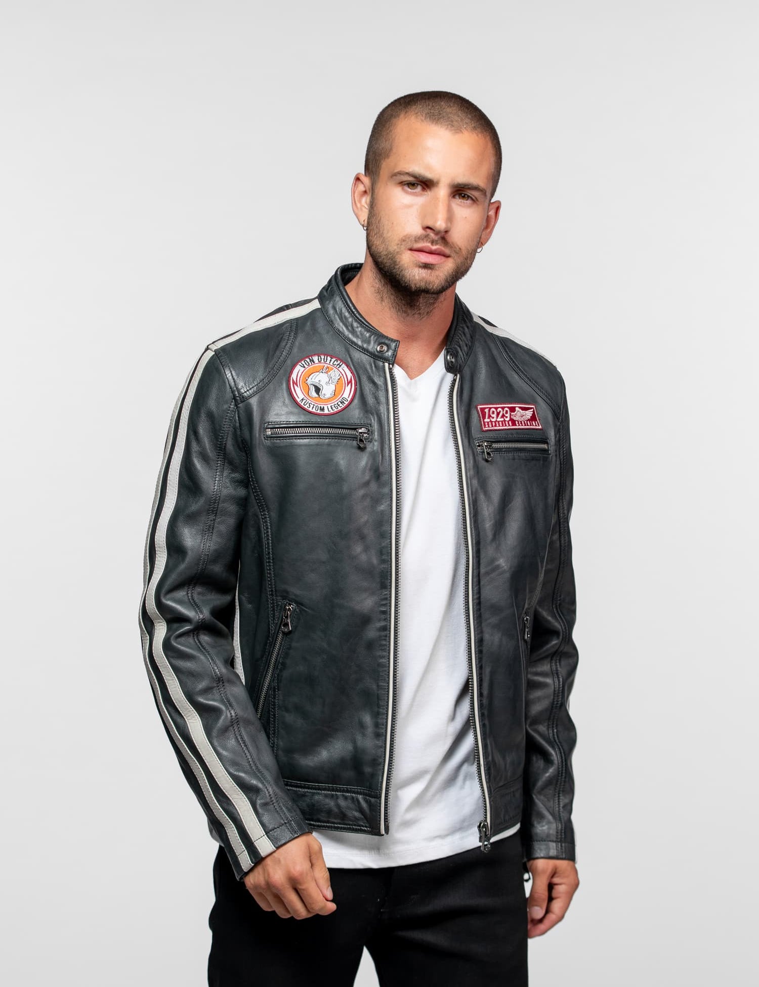 Road - Blouson motard cuir