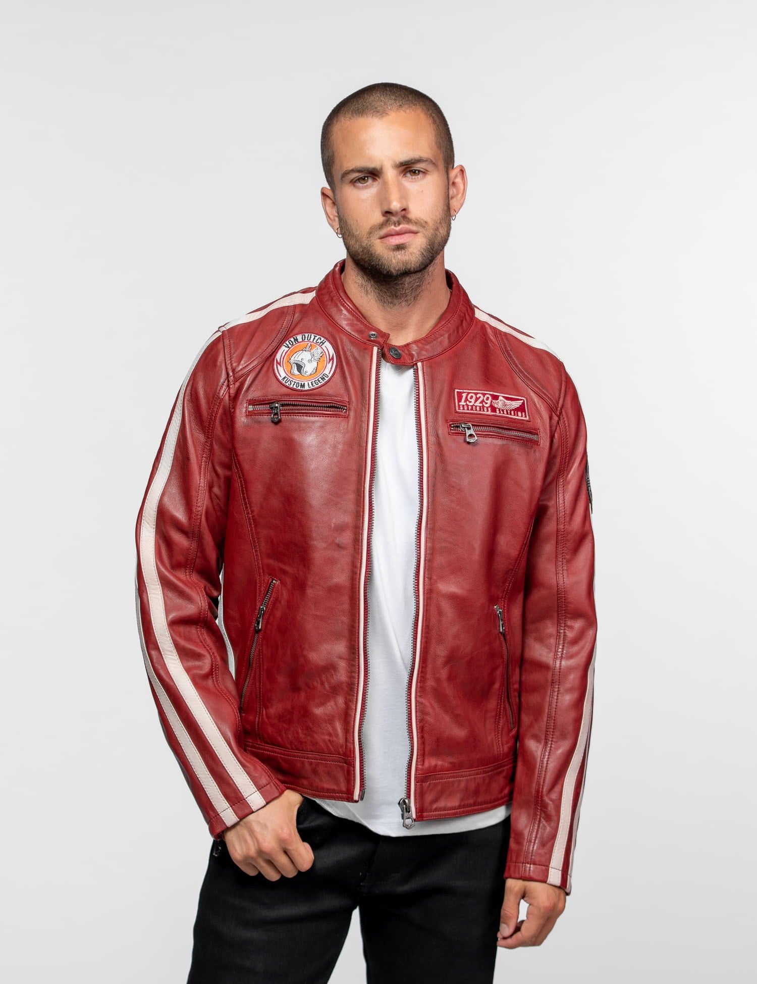 Road - Blouson motard cuir