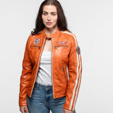 Roadie - Blouson motard cuir femme