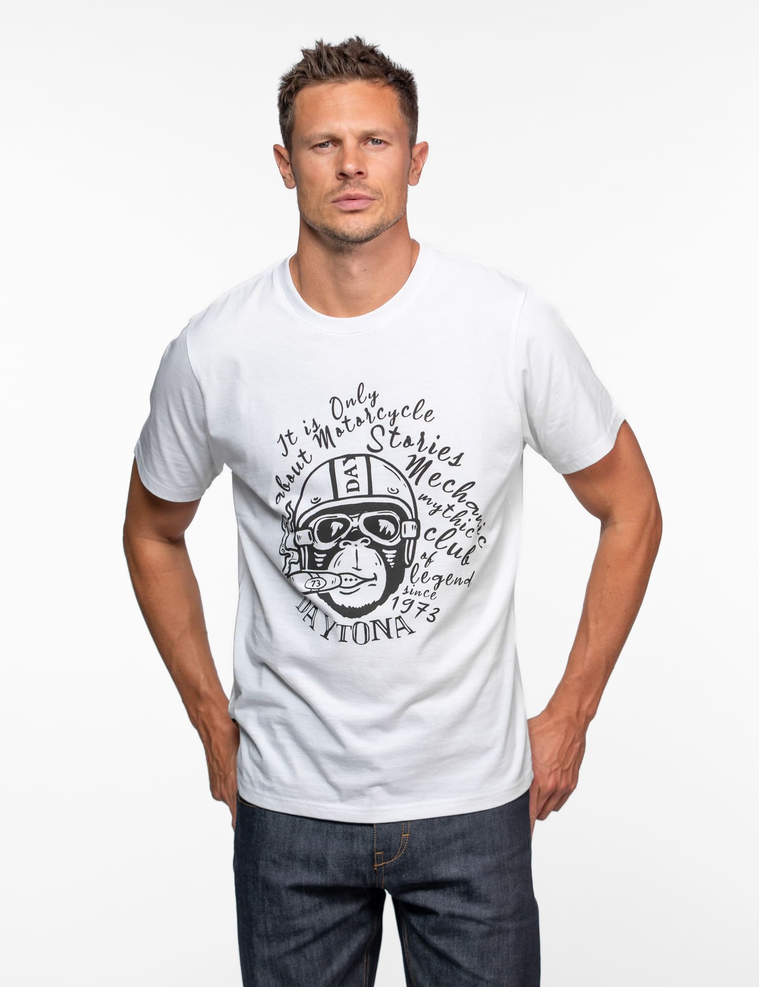 Pajari - T-shirt moto vintage