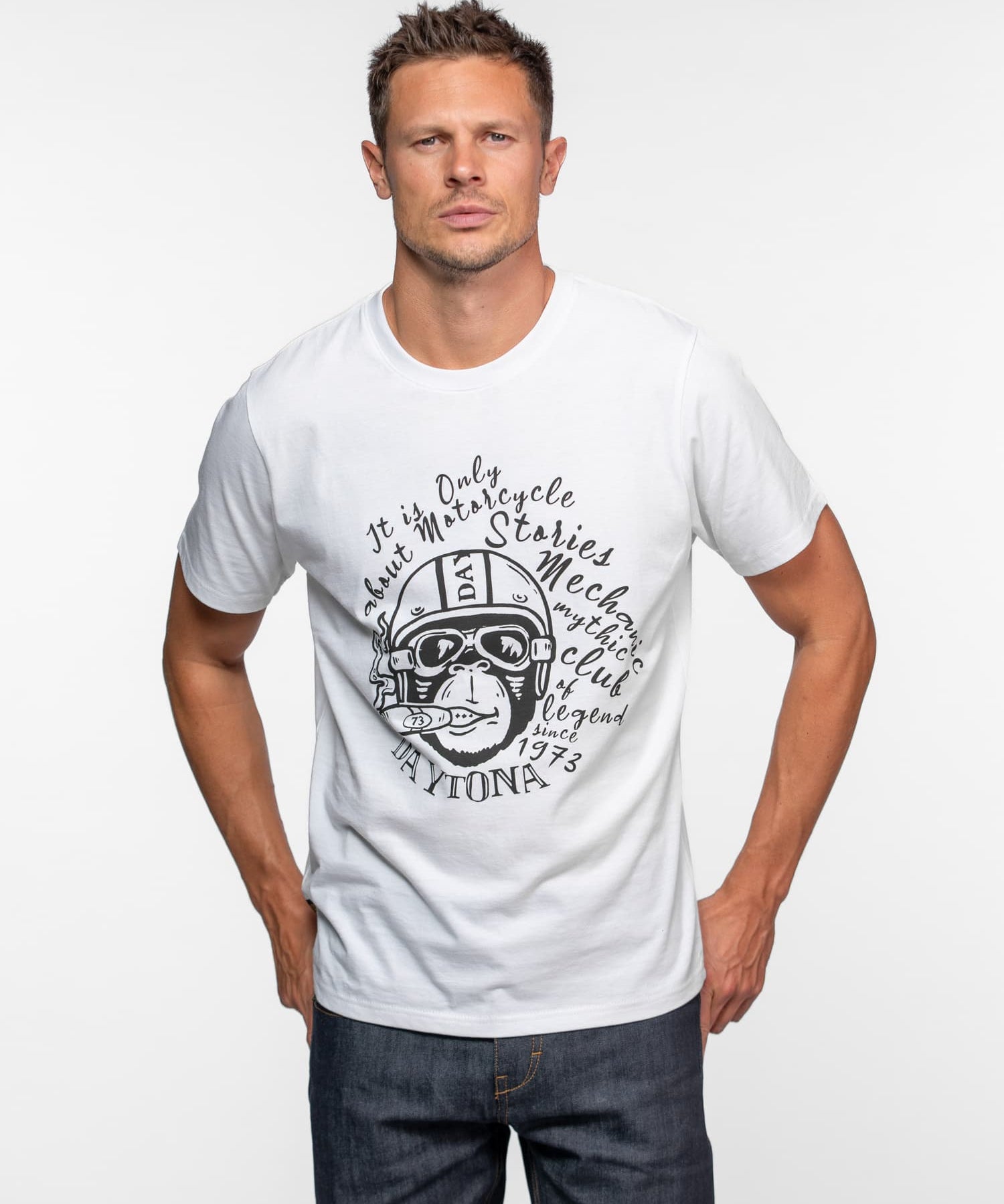 Pajari - T-shirt moto vintage
