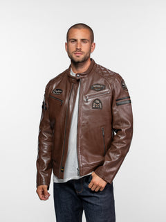 Nieto - Blouson cuir motard