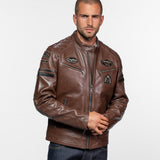 Nieto - Blouson cuir motard