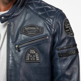 Nieto - Blouson cuir motard