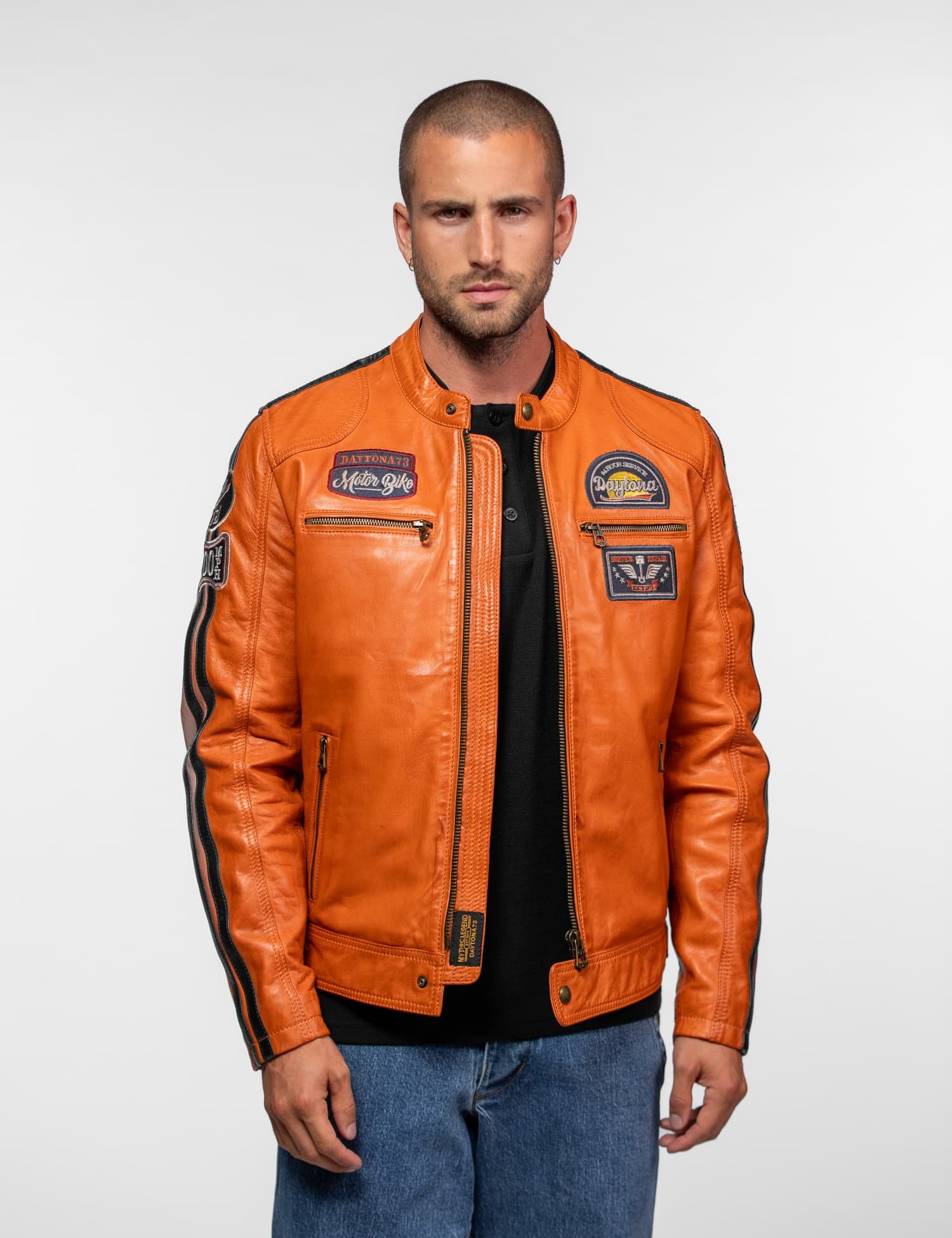 Tormo - Blouson cuir motard