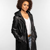 Bonnie - Manteau cuir femme