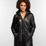 Bonnie - Manteau cuir femme