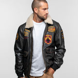 Mock - Blouson cuir aviateur