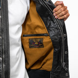 Langdon - Teddy cuir vintage