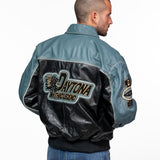 Langdon - Teddy cuir vintage
