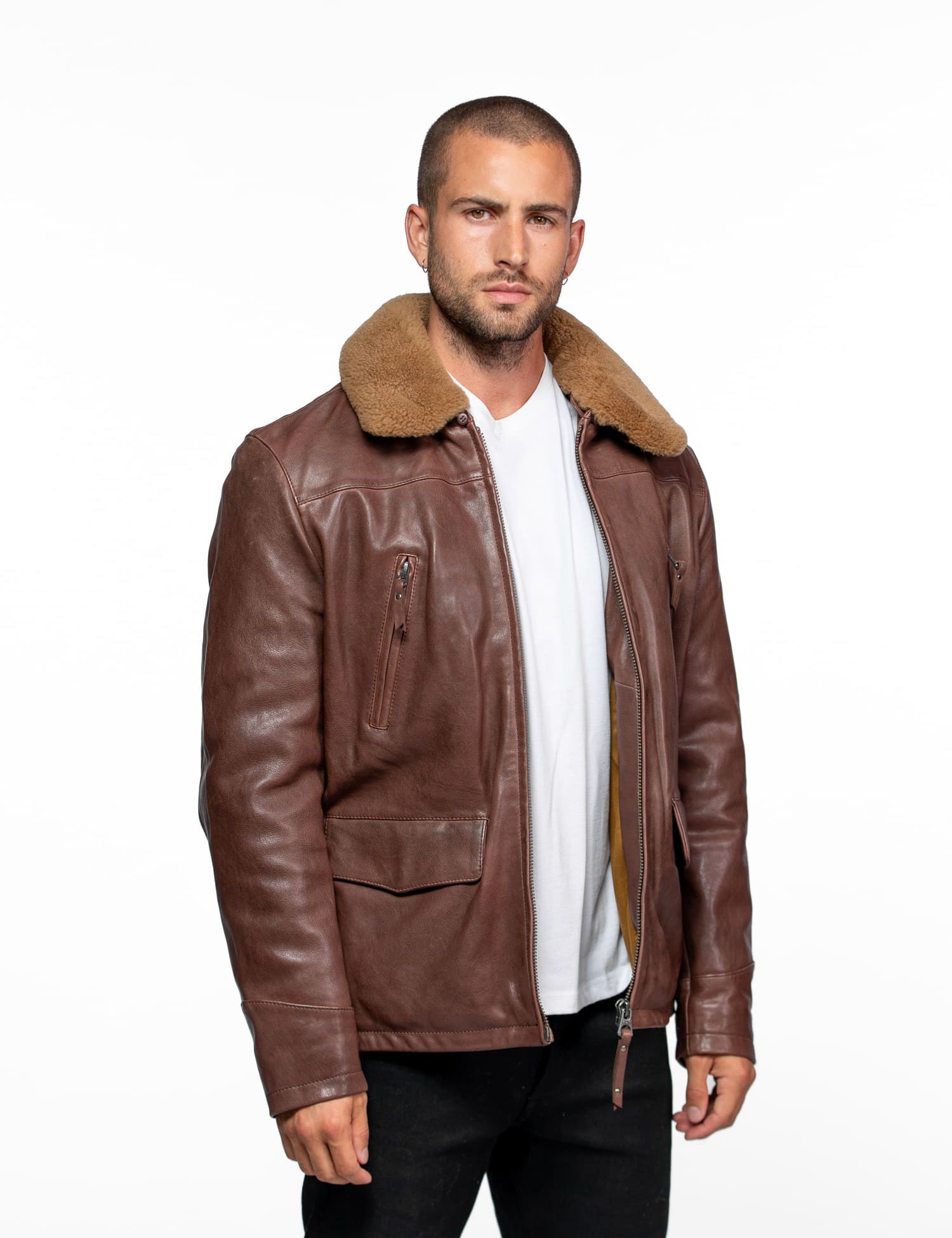 Browning - Veste aviateur en cuir