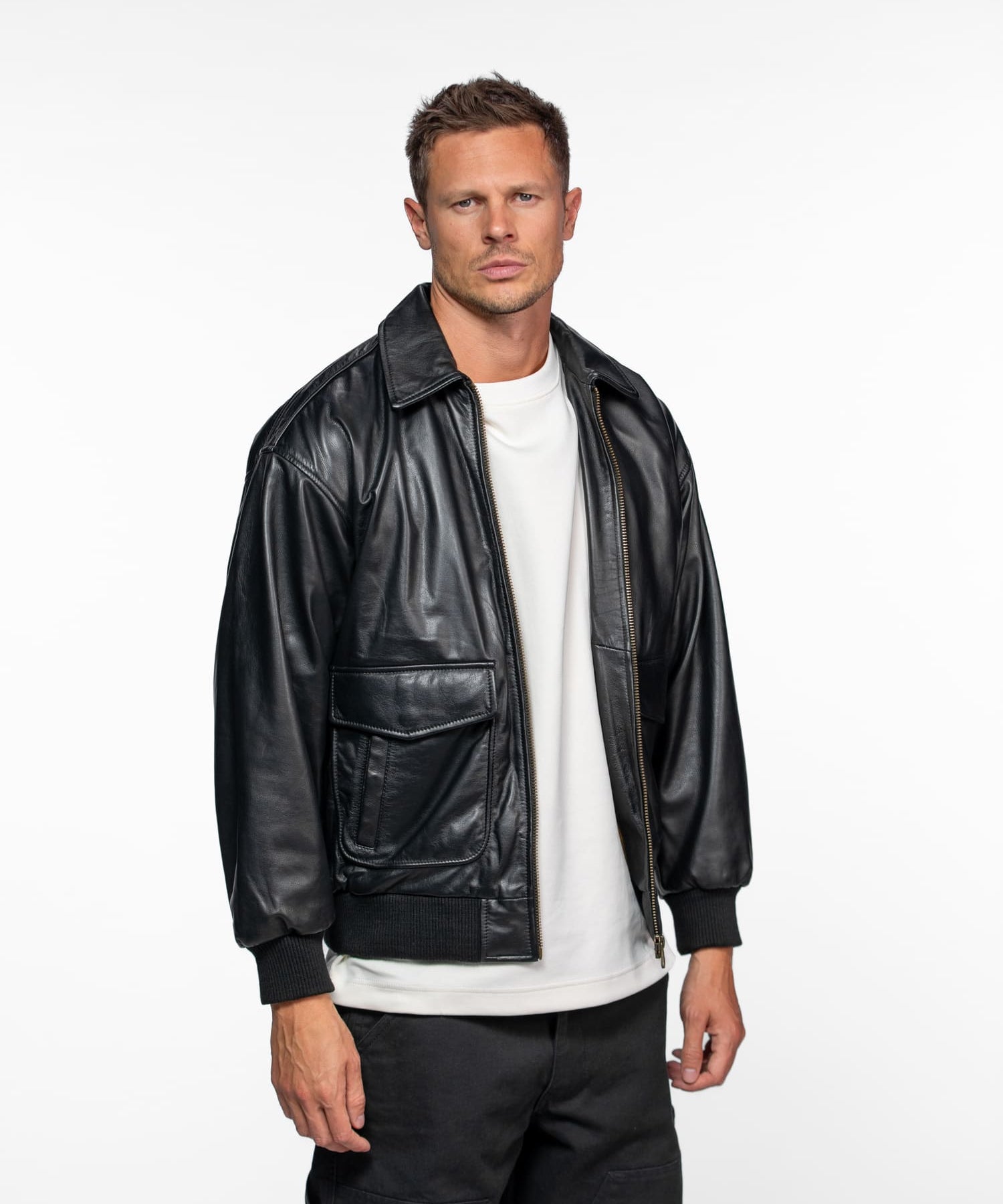 Dogue - Blouson cuir aviateur