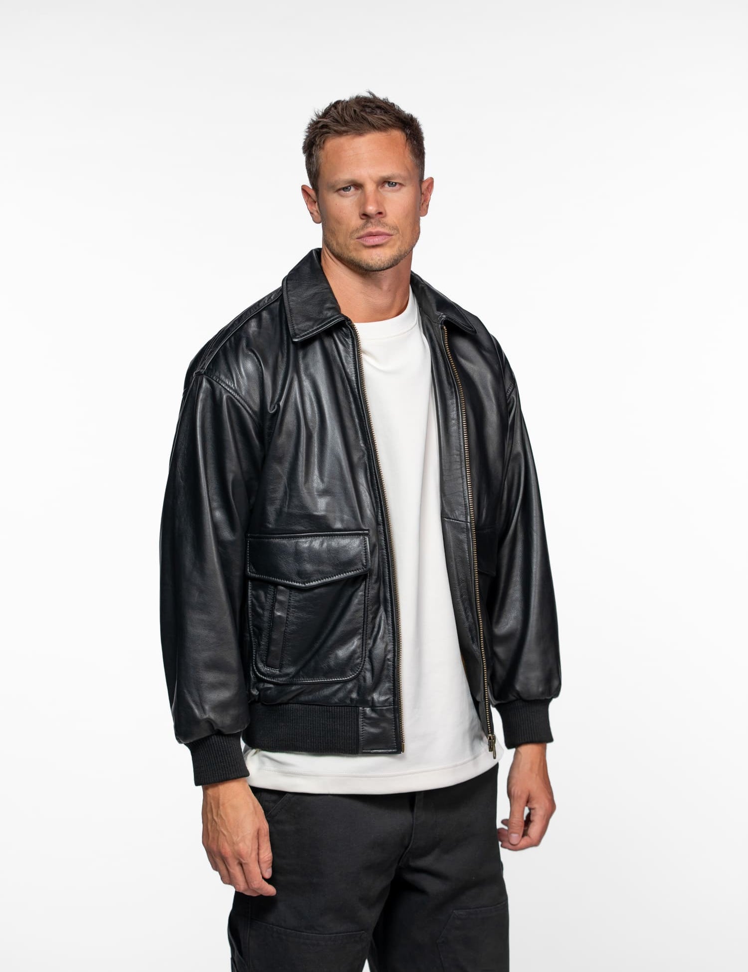 Dogue - Blouson cuir aviateur