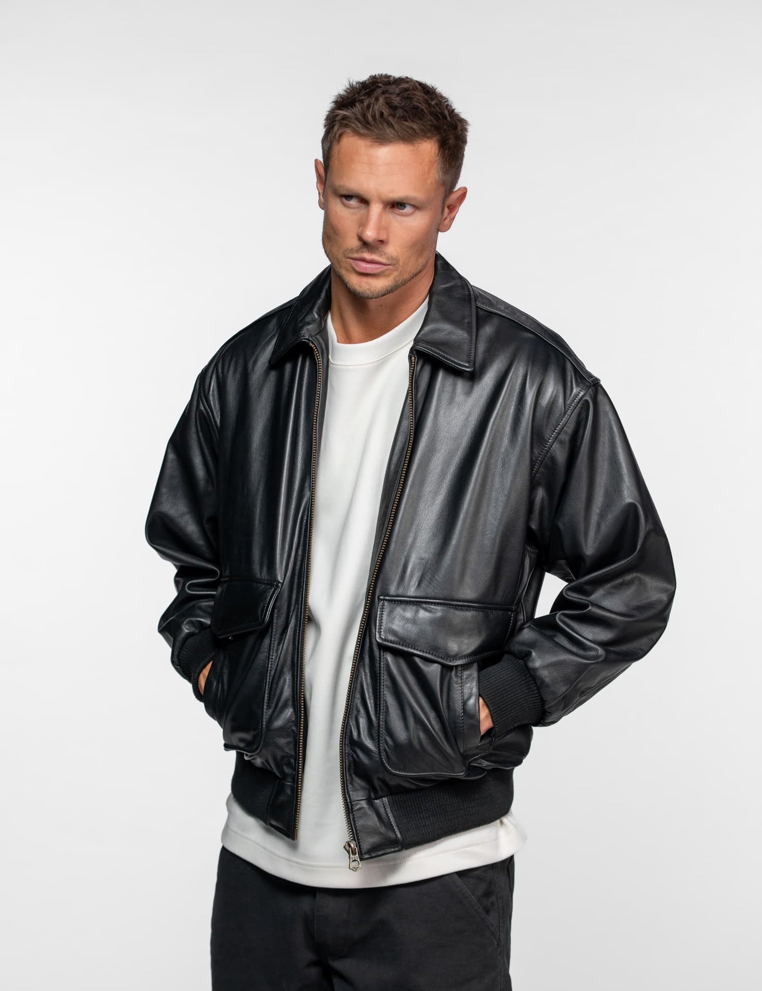 Dogue - Blouson cuir aviateur