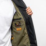 Shafter - Blouson cuir capuche