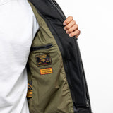 Shafter - Blouson cuir capuche