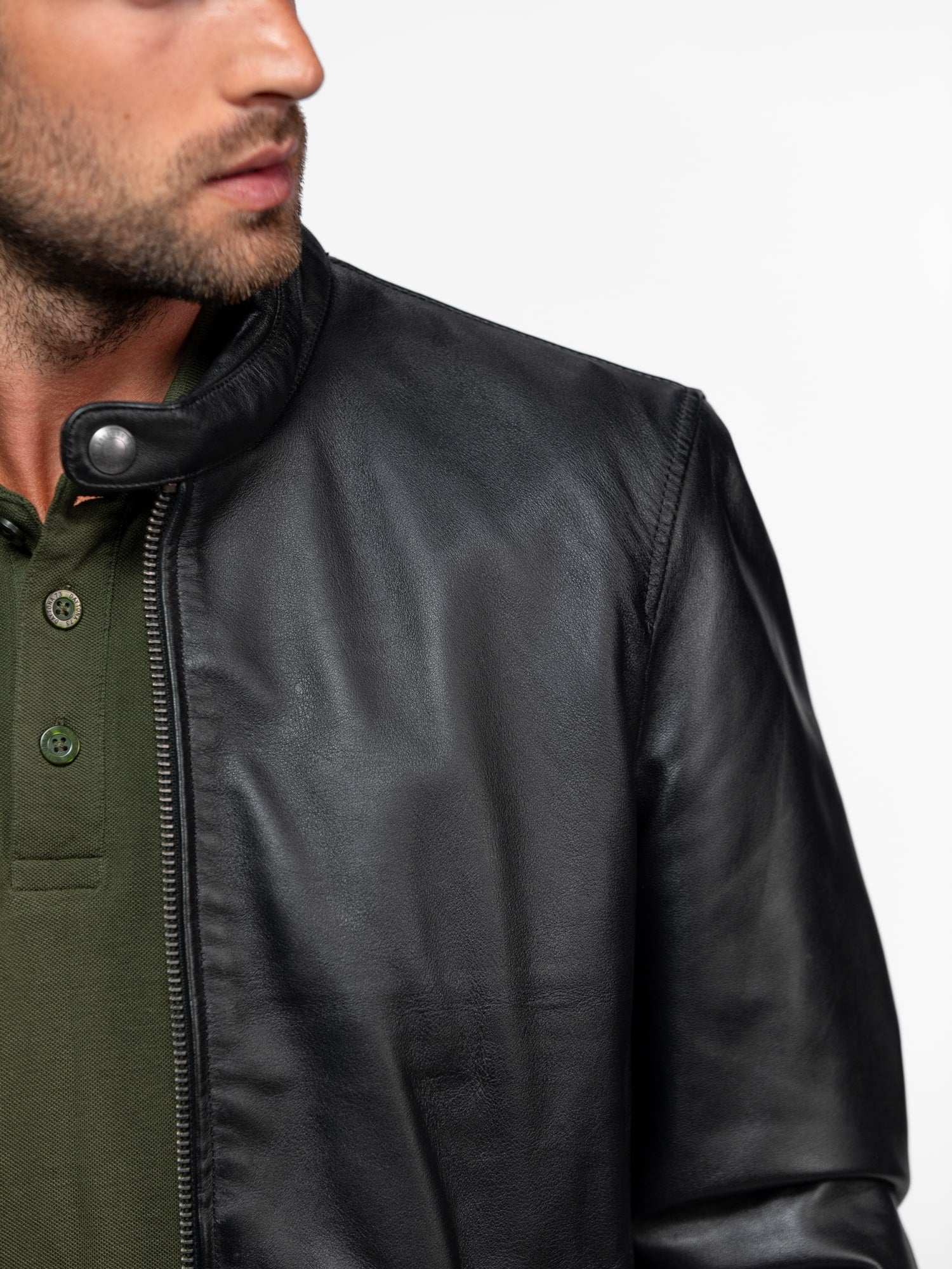 Dilkon - Blouson cuir motard