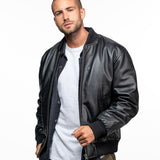 Tyron - Bomber cuir homme