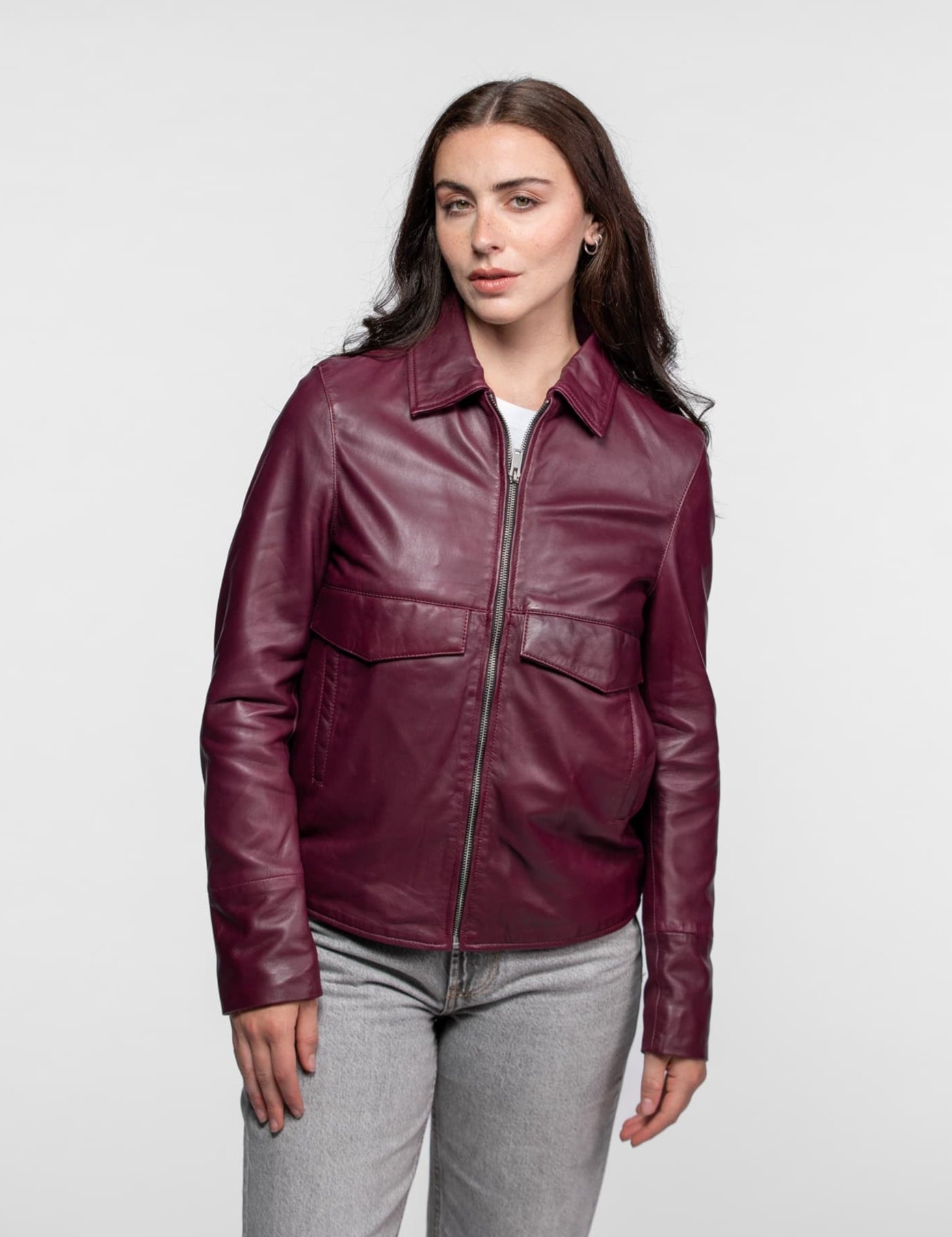 Lisa - Veste cuir femme