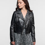 Cindy - Blouson cuir femme