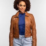 Kristen - Veste cuir femme