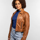 Kristen - Veste cuir femme