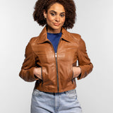 Kristen - Veste cuir femme