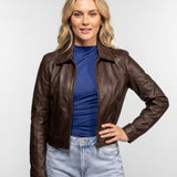 Kristen - Veste cuir femme