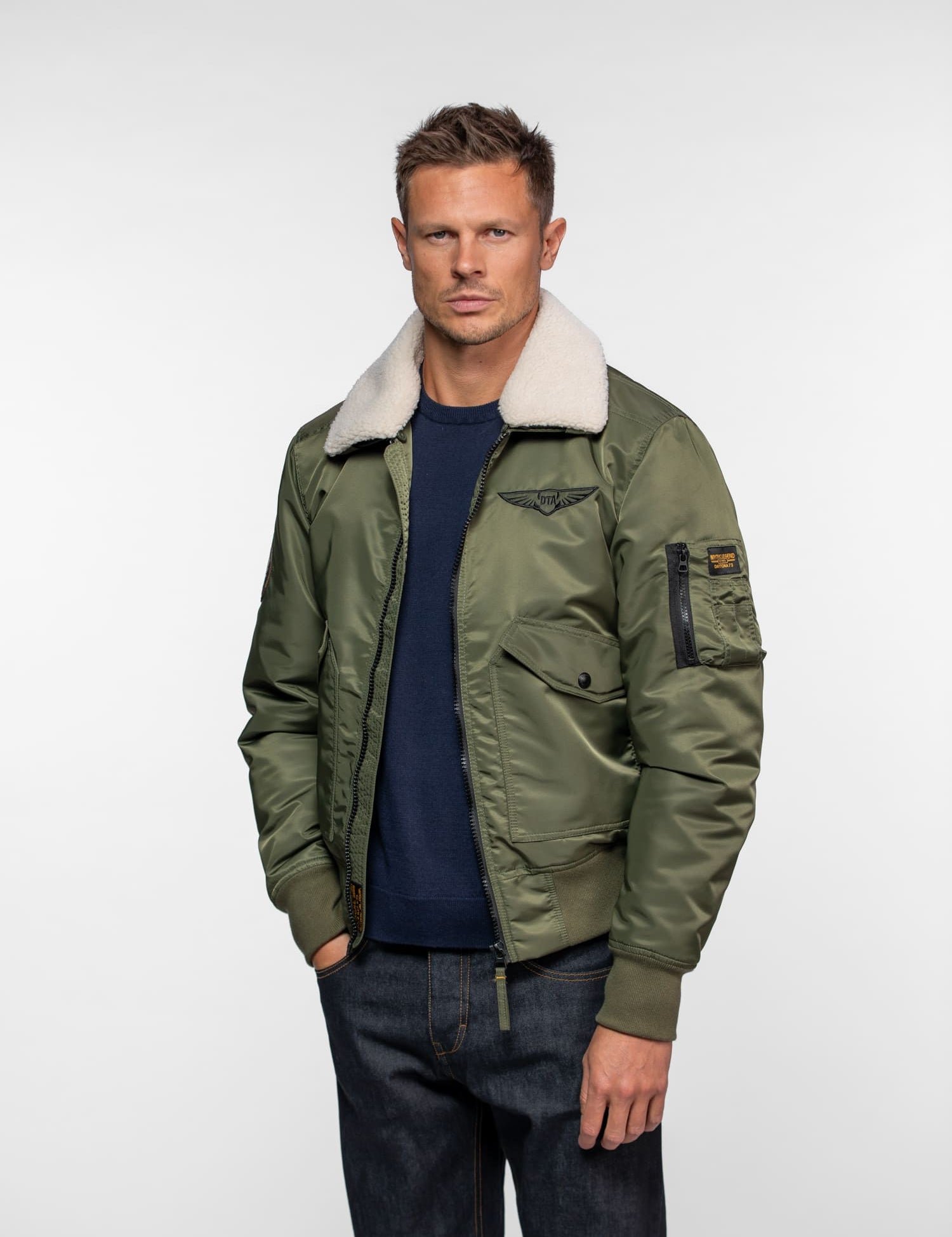 Hanford - Veste aviateur en nylon