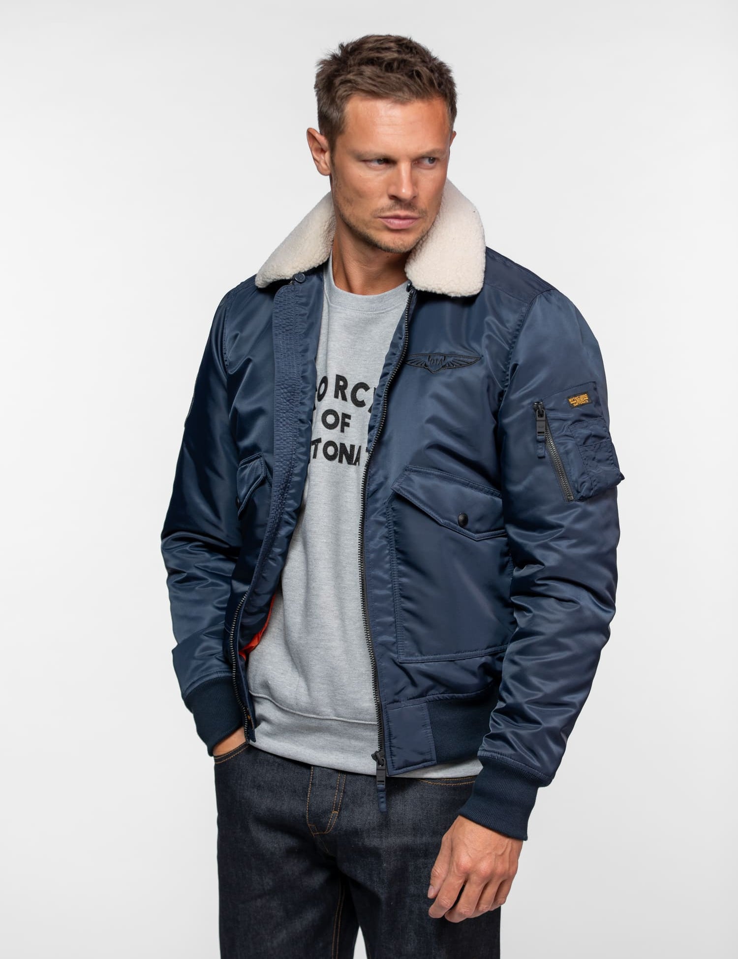 Hanford - Veste aviateur en nylon