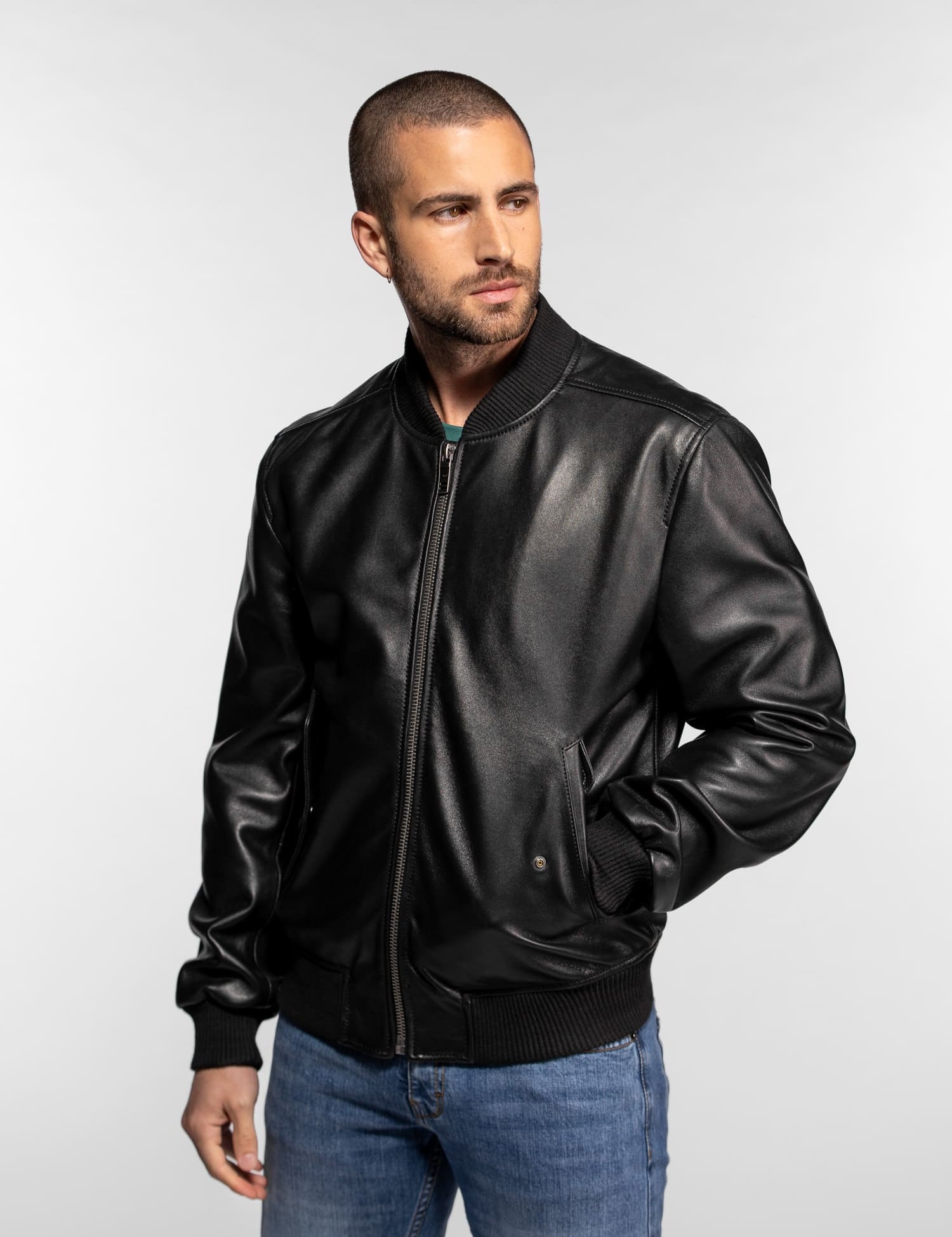Janmarc - Bomber cuir homme